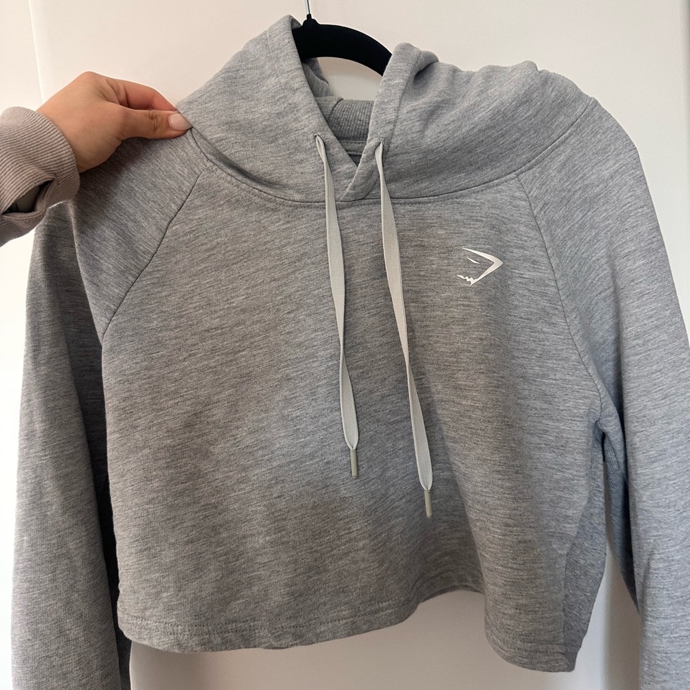 GYM SHARK cropped hoodie